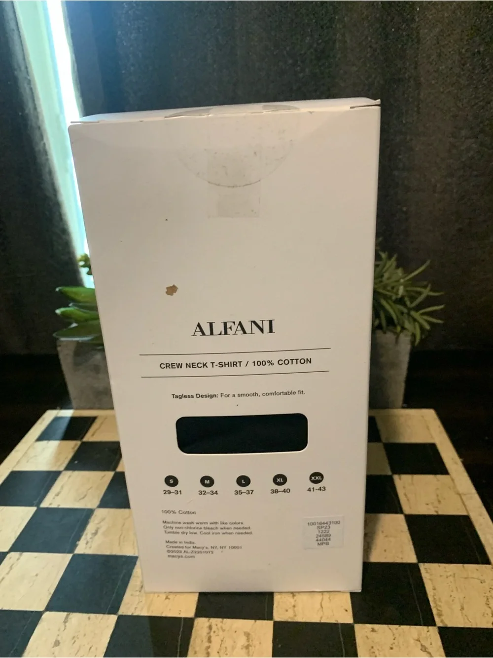Alfani White Men’s Crew Neck Slim Fit T-Shirts - 4 Pack